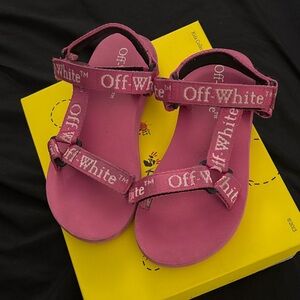 Off-White Fuchsia Women's Sandals